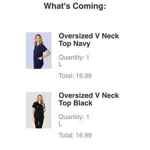 BUNDLE: Black & Navy Mandala Oversized Scrub Tops